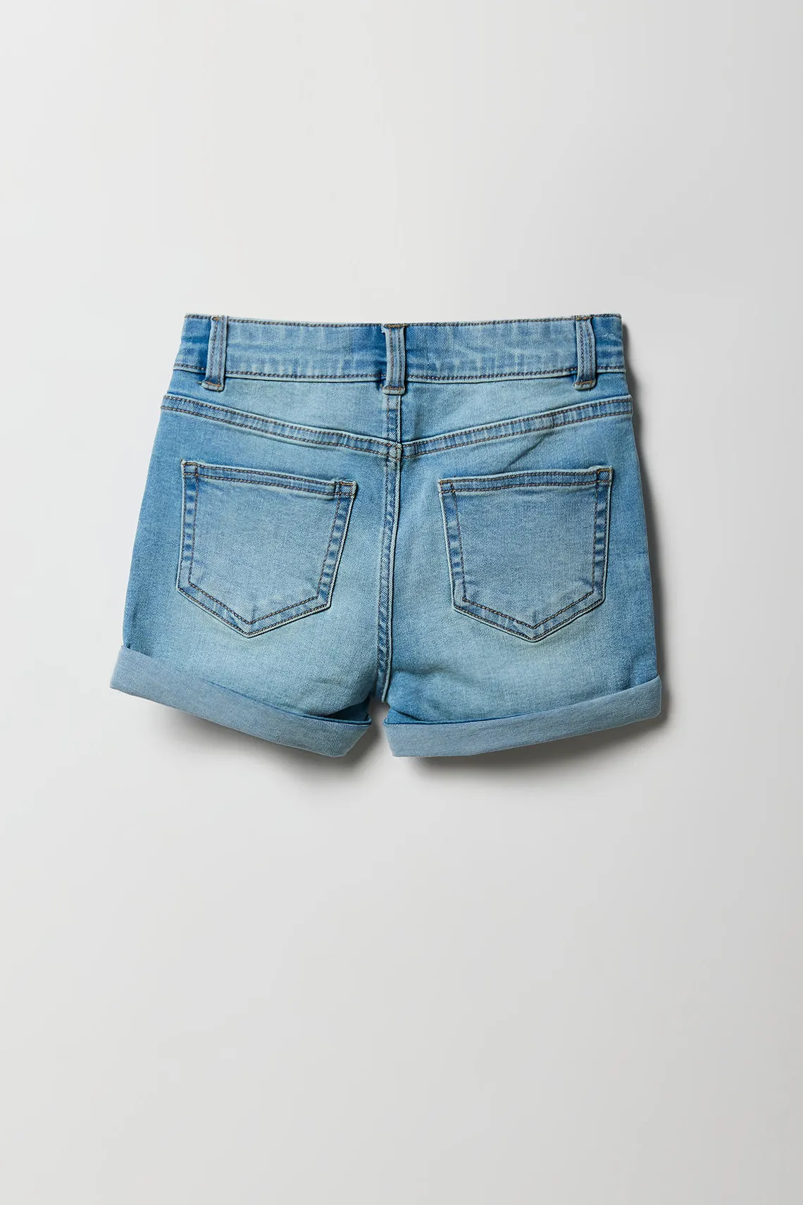 Girls Denim Mid Rise Shortie sold by Urban Planet product image thumbnail 4