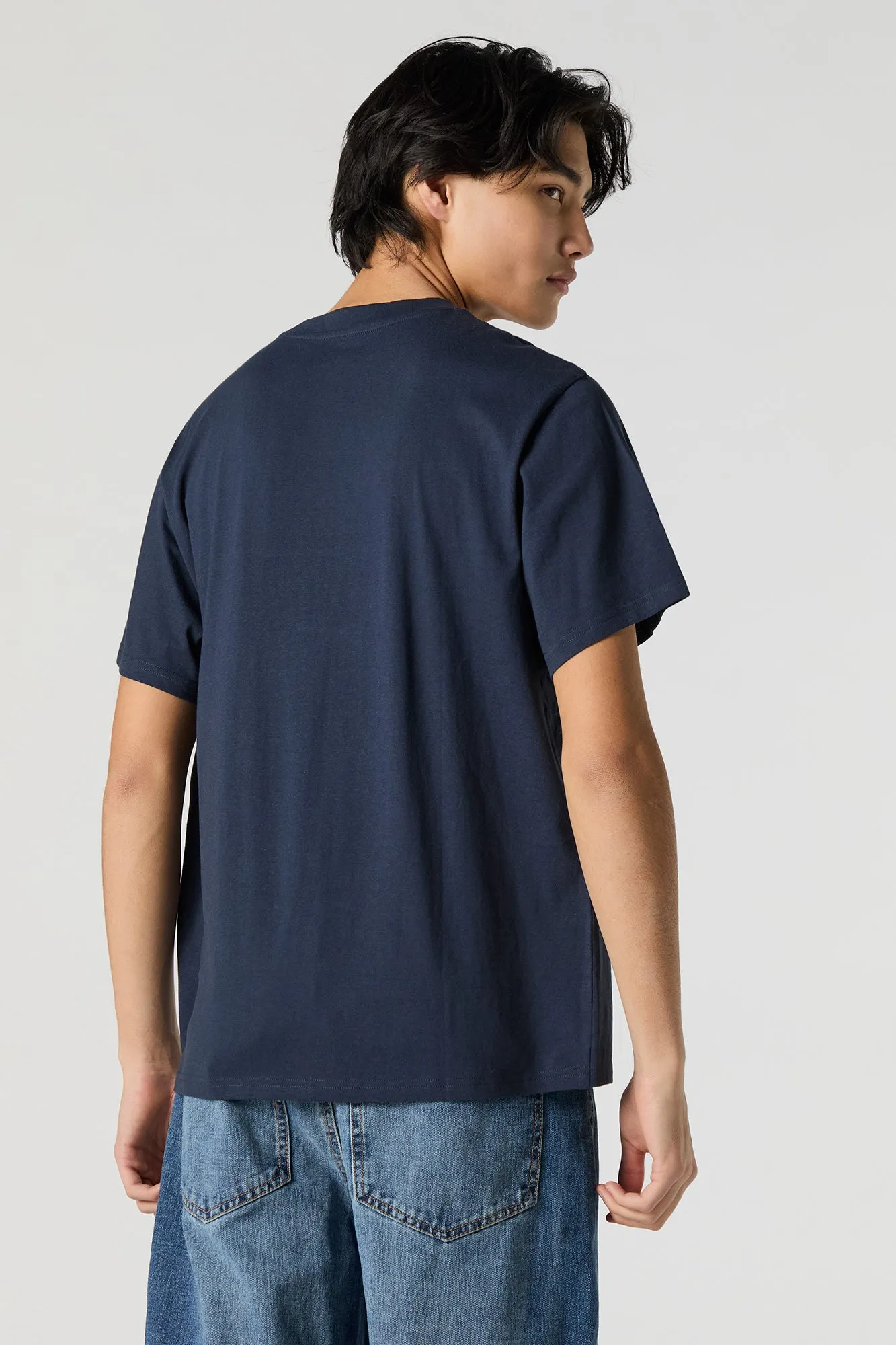 T-shirt avec motif brodé et blocs de couleurs sold by Urban Planet product image thumbnail 2