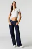 Ribbed Knit Button Front Polo Top sold by Urban Planet