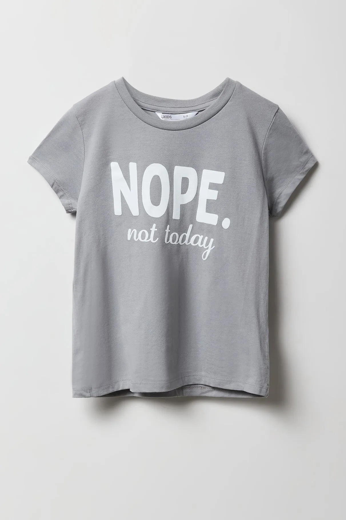 T-shirt à imprimé Not Today pour fille sold by Urban Planet
