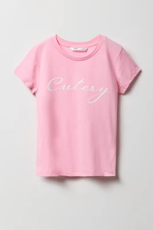 T-shirt à imprimé Cutesy pour fille made by Urban Planet