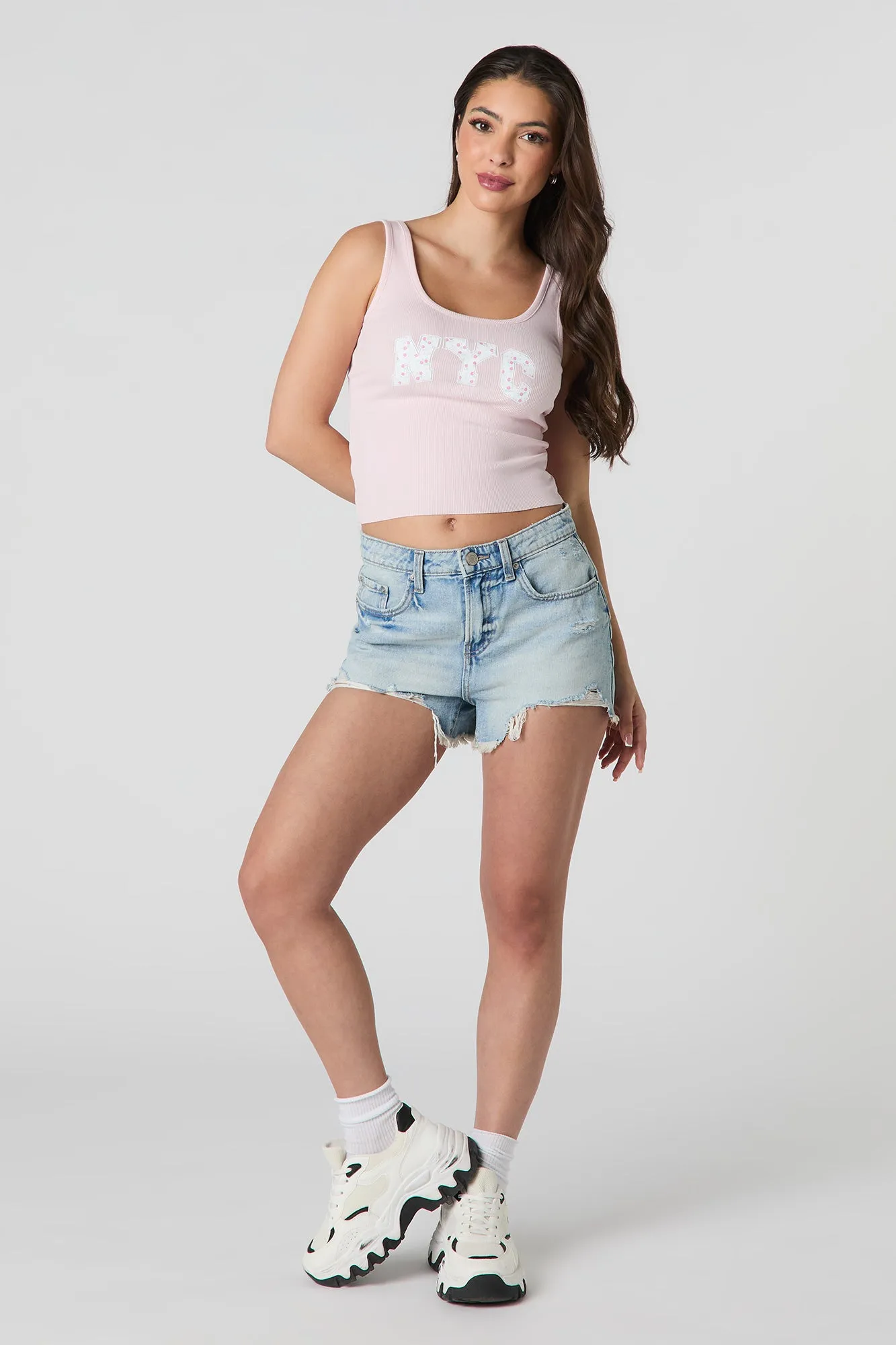 NYC Graphic Ribbed Tank sold by Urban Planet product image thumbnail 3