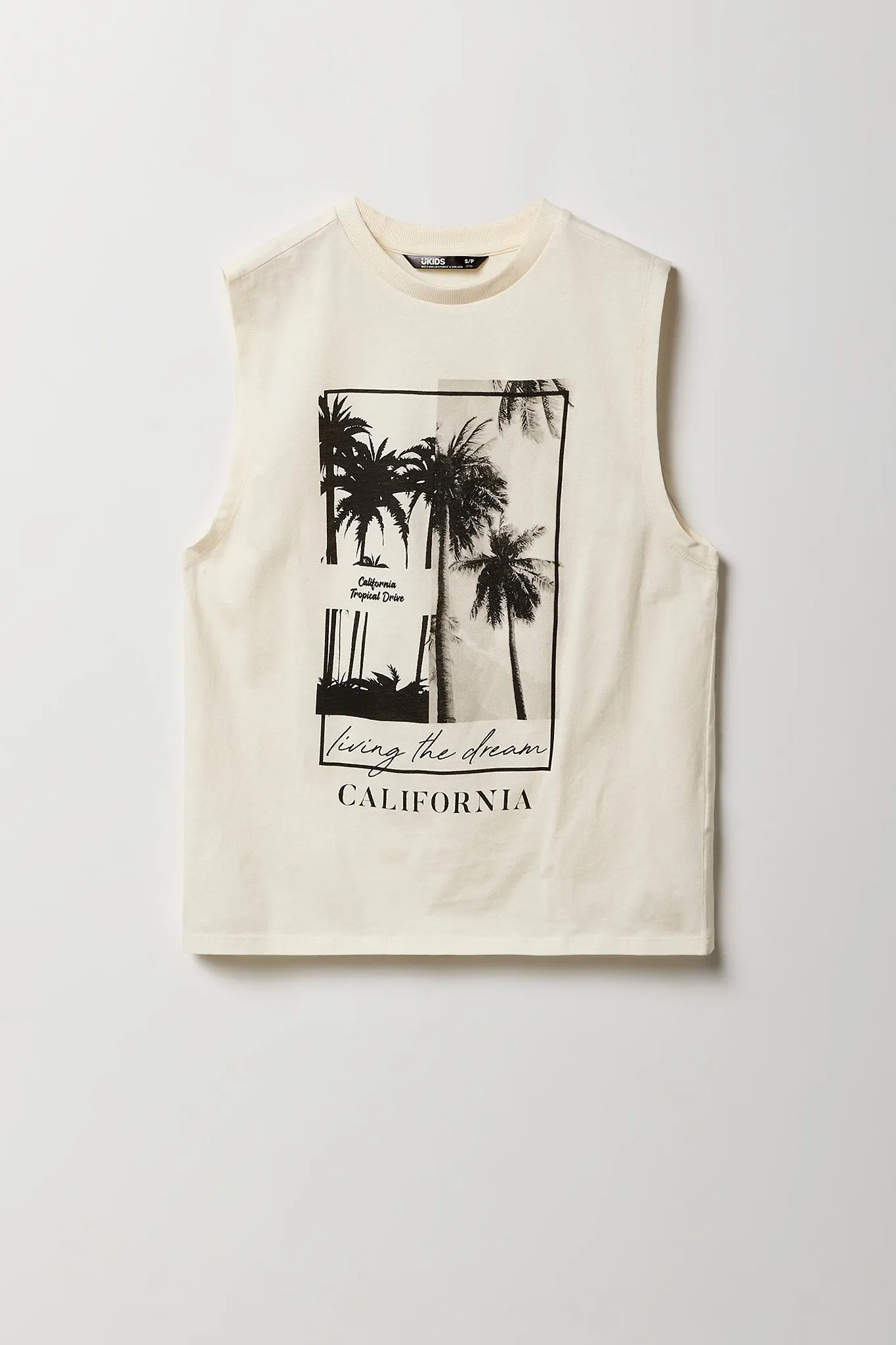 Boys California Graphic Tank sold by Urban Planet