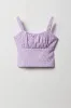 Ensemble avec débardeur et jupe-short texturés fleuris pour fille sold by Urban Planet