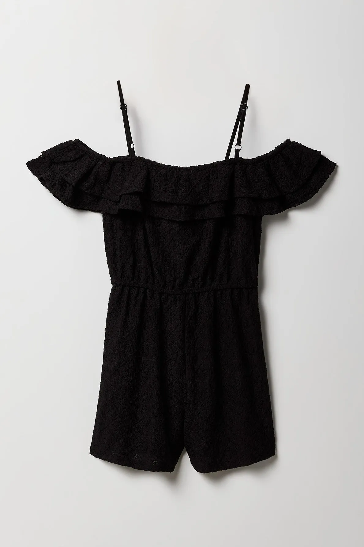 Barboteuse en tricot pointelle à épaule dégagée pour filles sold by Urban Planet product image thumbnail 4