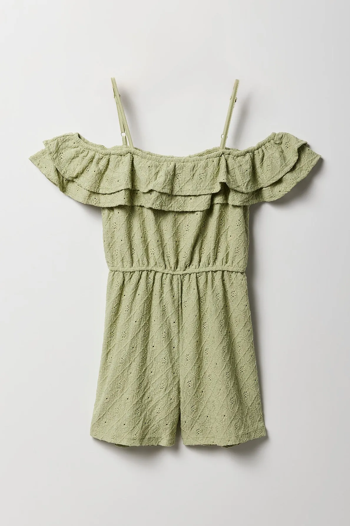 Barboteuse en tricot pointelle à épaule dégagée pour filles sold by Urban Planet product image thumbnail 5