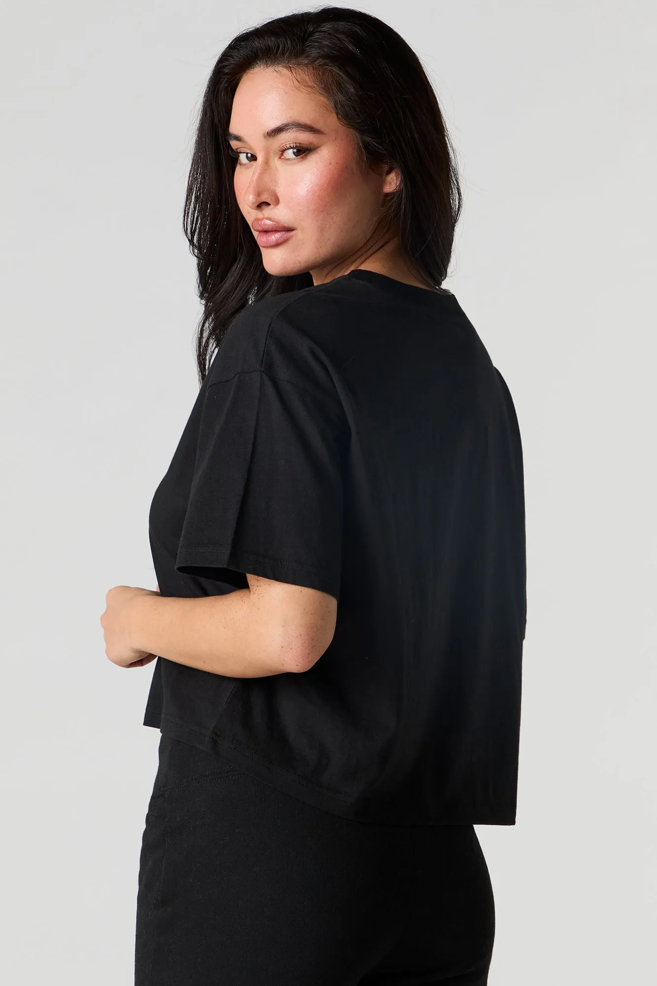 T-shirt carré à imprimé Western sold by Urban Planet product image thumbnail 2