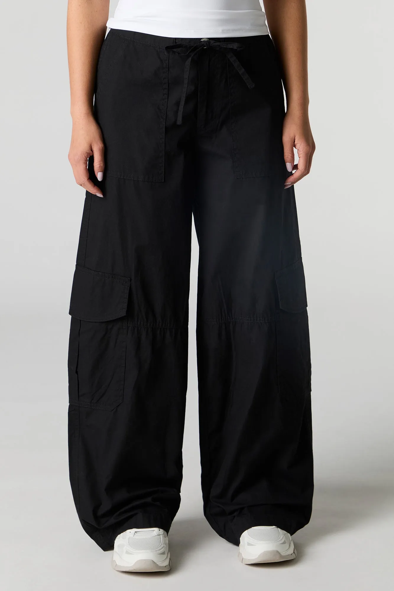 Pantalon cargo à jambe large avec taille coulissante sold by Urban Planet product image thumbnail 5