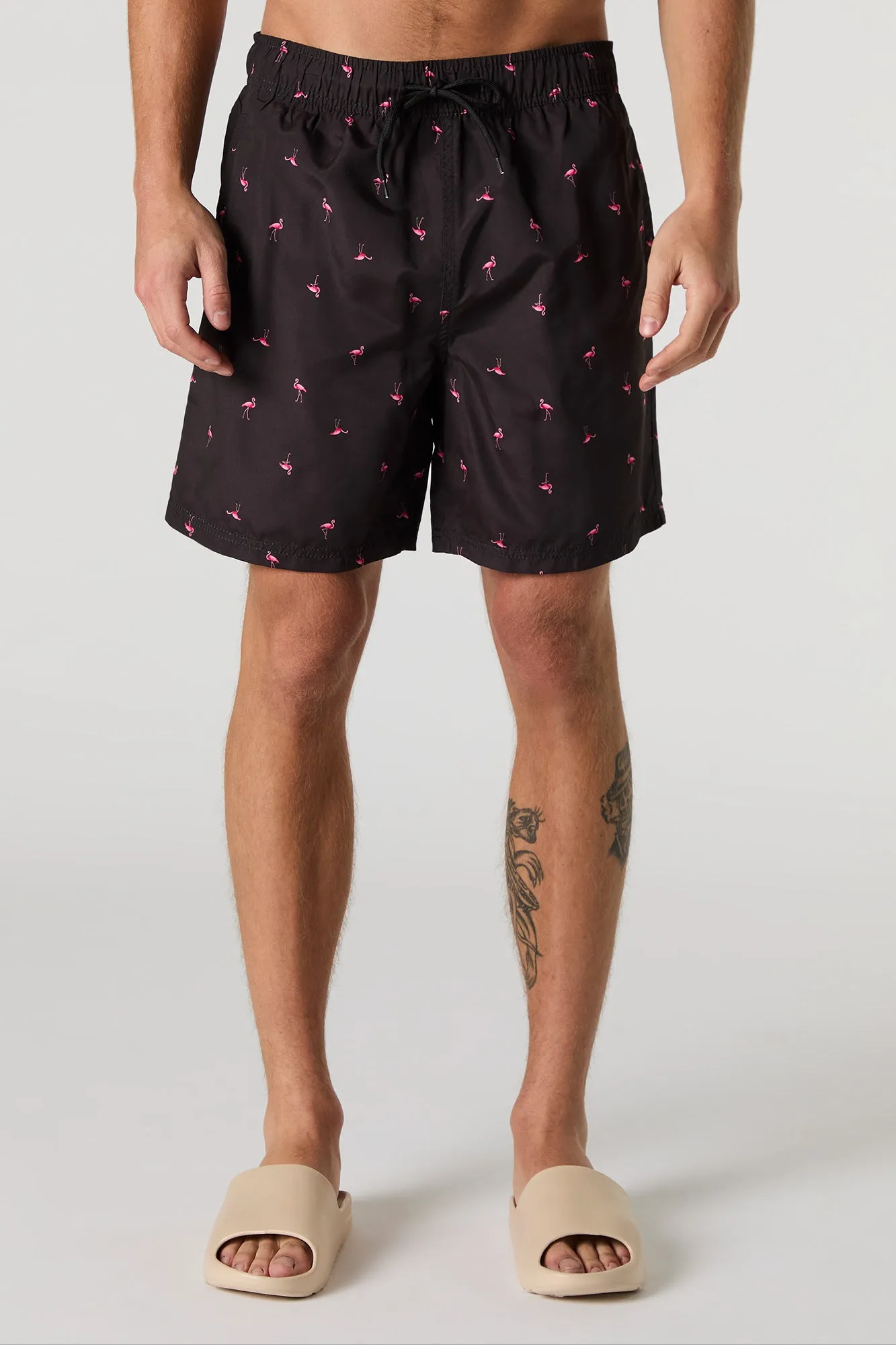 Summer Print Drawstring Swim Short sold by Urban Planet product image thumbnail 5
