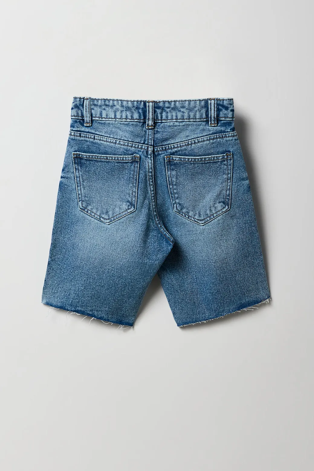 Jort mi-taille à ourlet brut pour fille sold by Urban Planet product image thumbnail 4