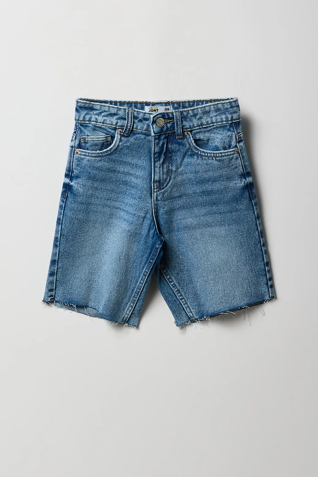 Jort mi-taille à ourlet brut pour fille sold by Urban Planet product image thumbnail 3