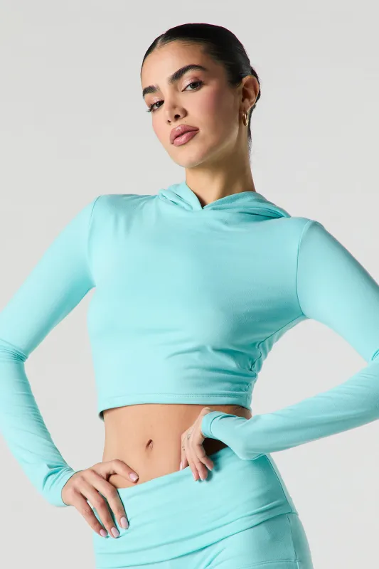 Active Soft Cropped Hoodie sold by Urban Planet