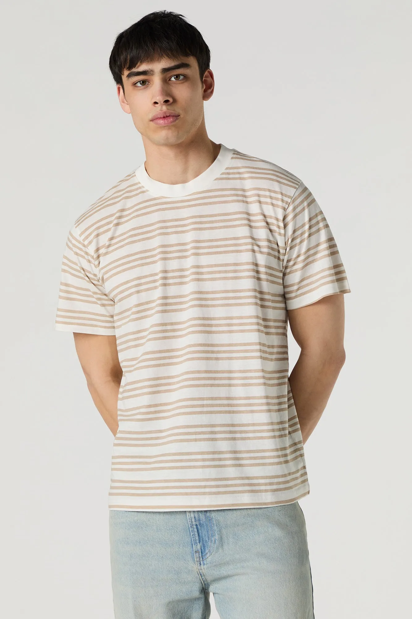 T-shirt ras du cou rayé sold by Urban Planet product image thumbnail 4