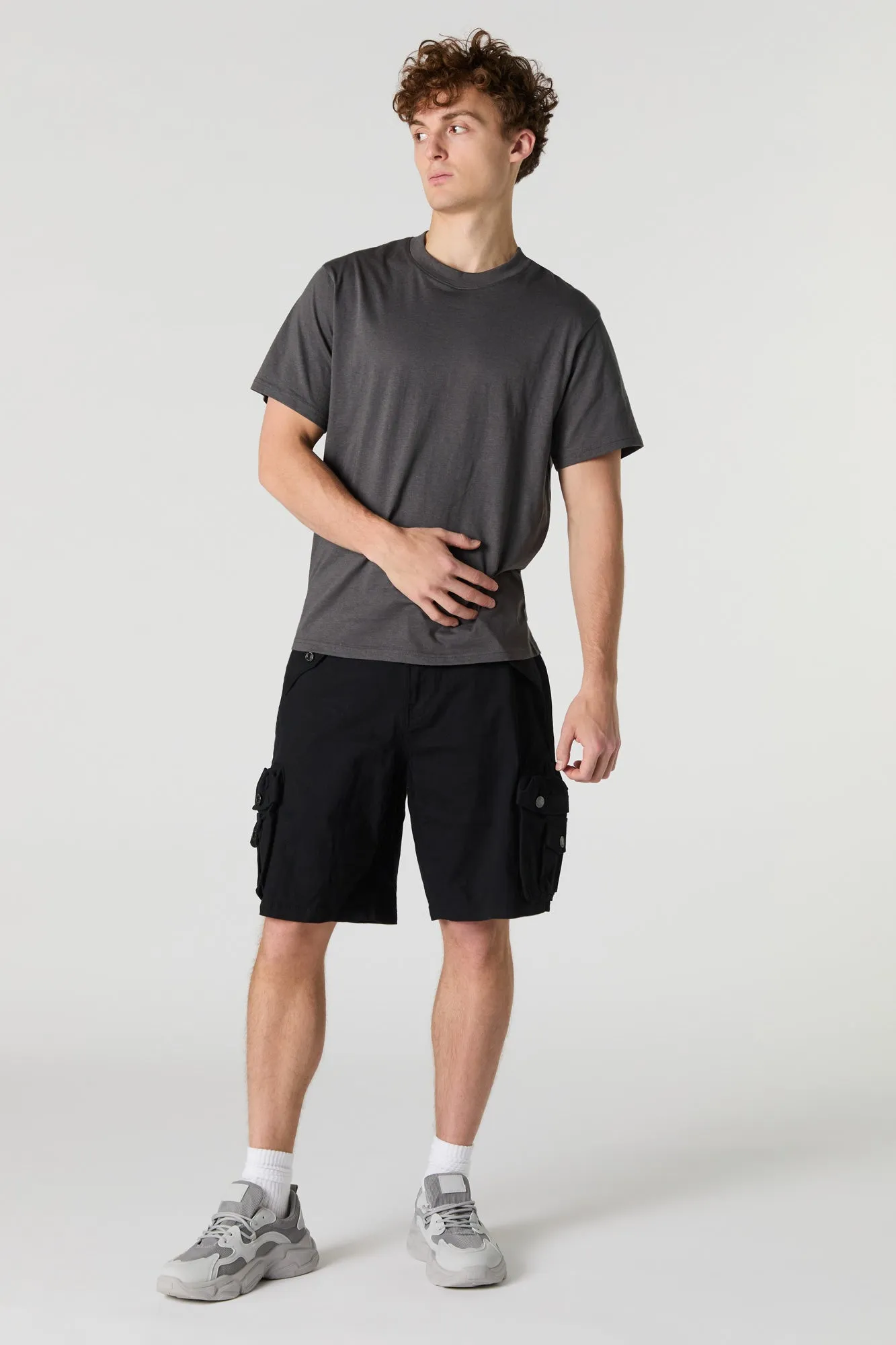 Buttoned Multi-Cargo Pocket Short sold by Urban Planet product image thumbnail 5