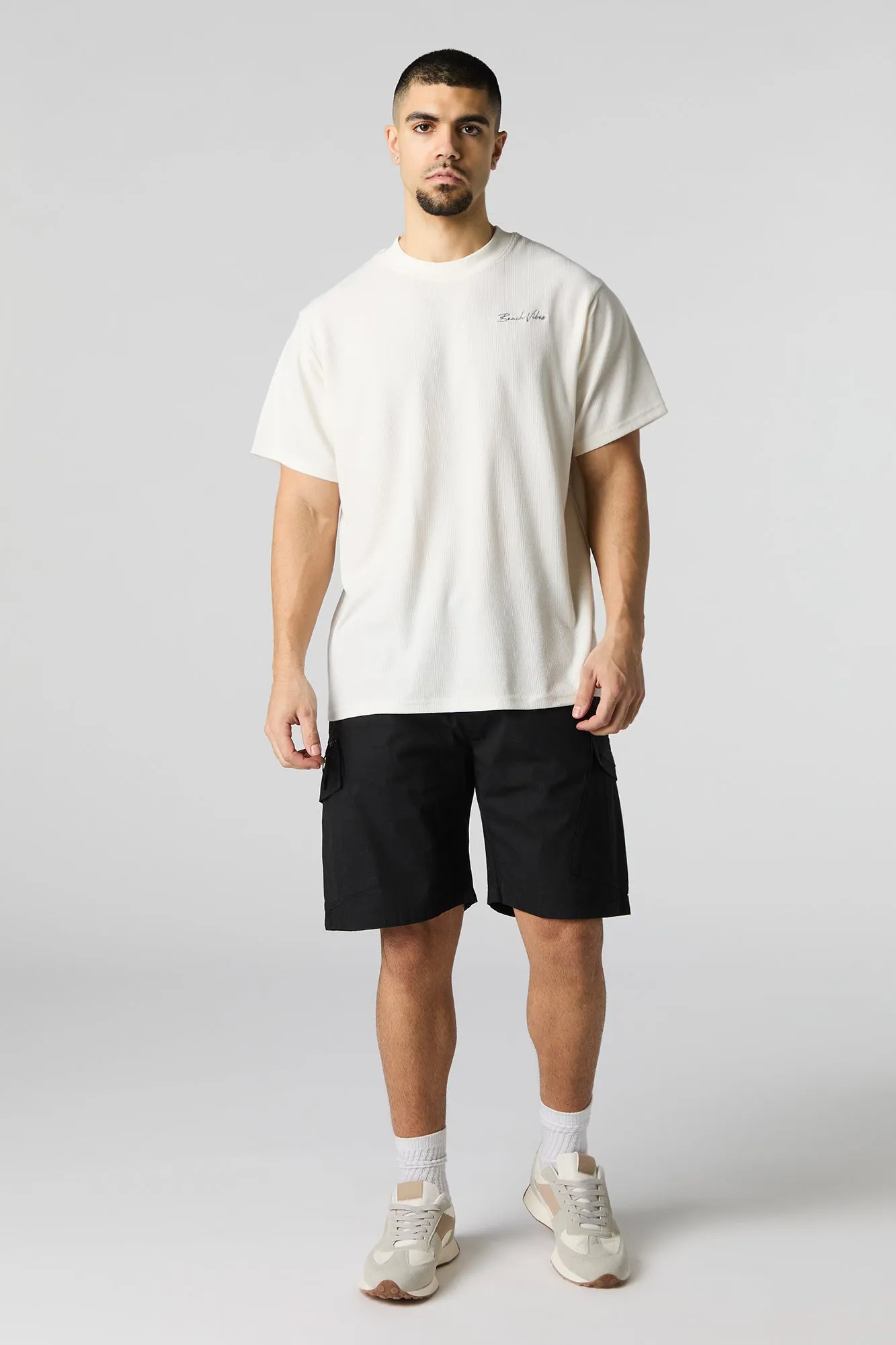 Short cargo à taille coulissante avec fermeture à glissière sold by Urban Planet product image thumbnail 5