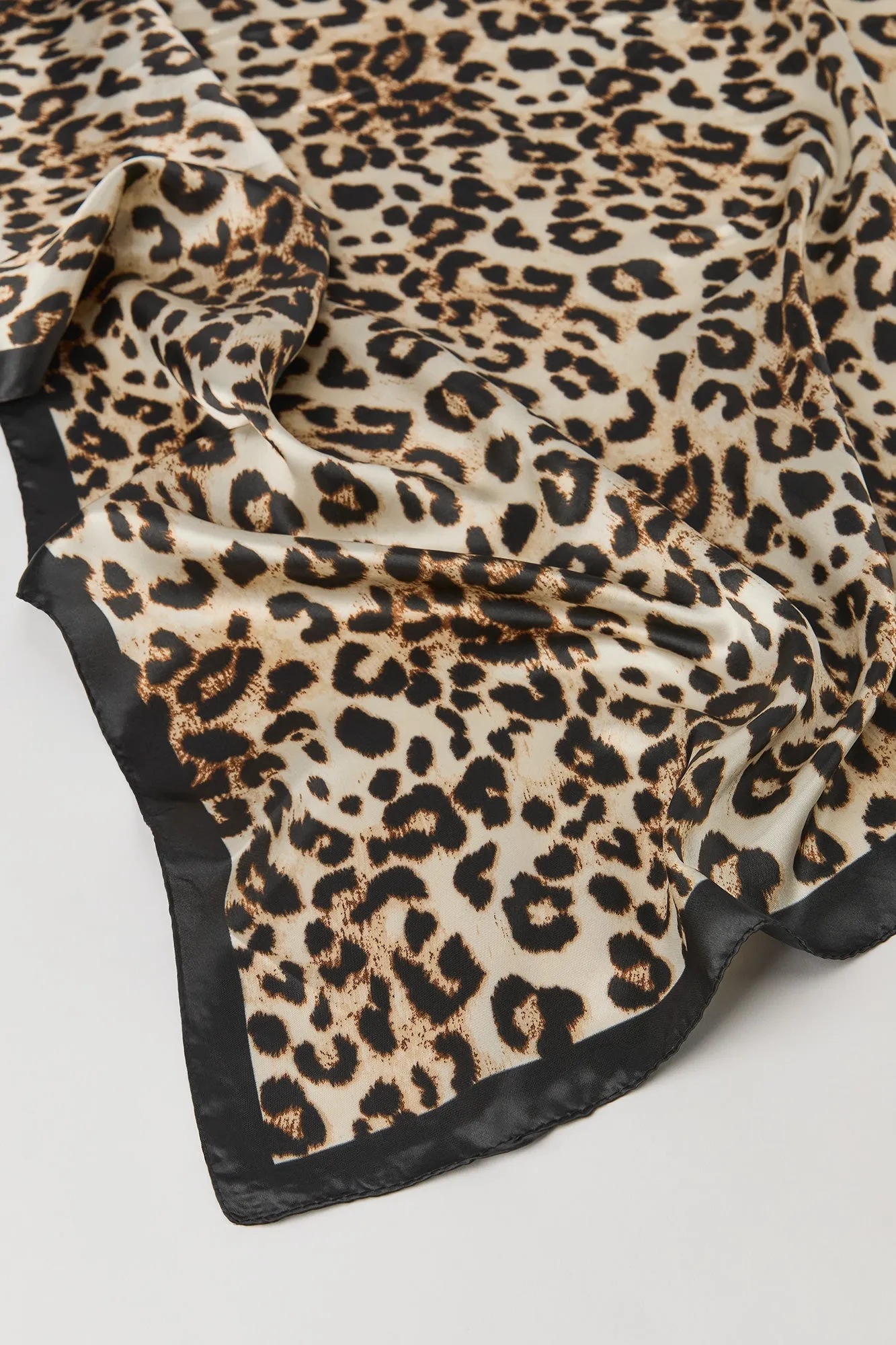 Cheetah Print Satin Multiway Scarf sold by Urban Planet