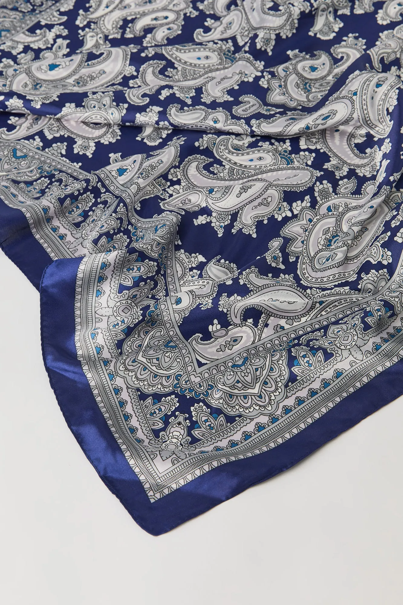 Paisley Print Satin Multiway Scarf sold by Urban Planet