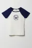 T-shirt raglan avec motif brodé Aero papillon pour fille sold by Urban Planet