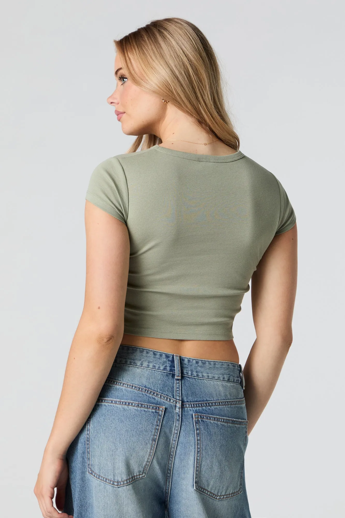 T-shirt ultracourt à imprimé Lake Tahoe sold by Urban Planet product image thumbnail 2