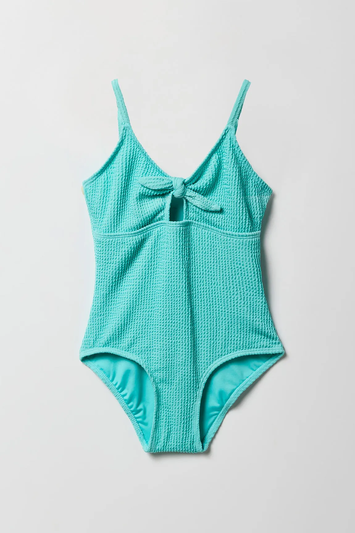 Maillot de bain une-pièce texturé avec boucle pour fille sold by Urban Planet