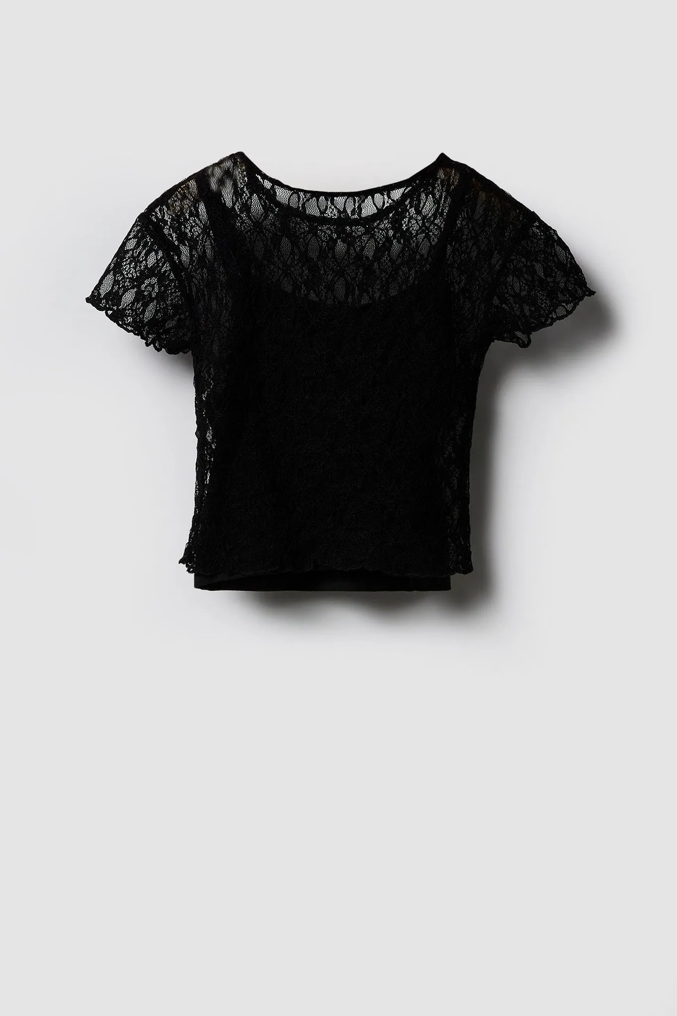 Ensemble avec t-shirt et camisole en dentelle pour fille sold by Urban Planet product image thumbnail 4
