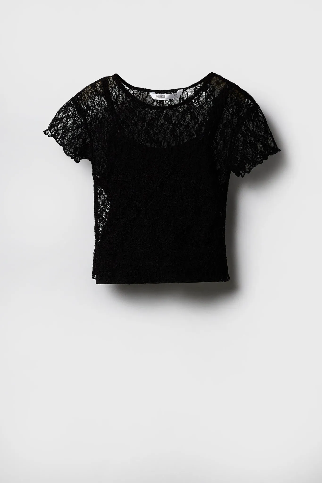 Ensemble avec t-shirt et camisole en dentelle pour fille sold by Urban Planet product image thumbnail 3