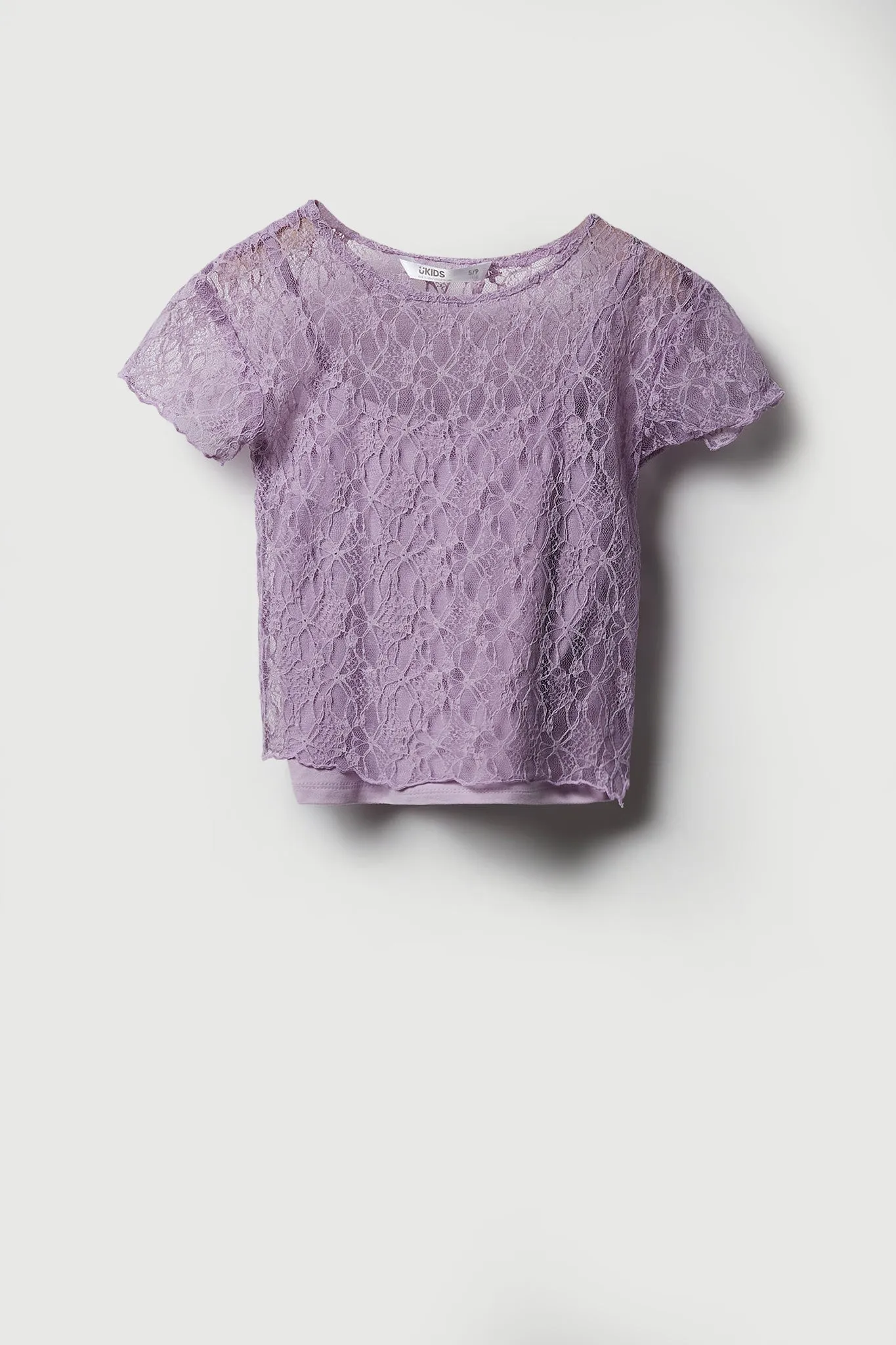 Ensemble avec t-shirt et camisole en dentelle pour fille sold by Urban Planet