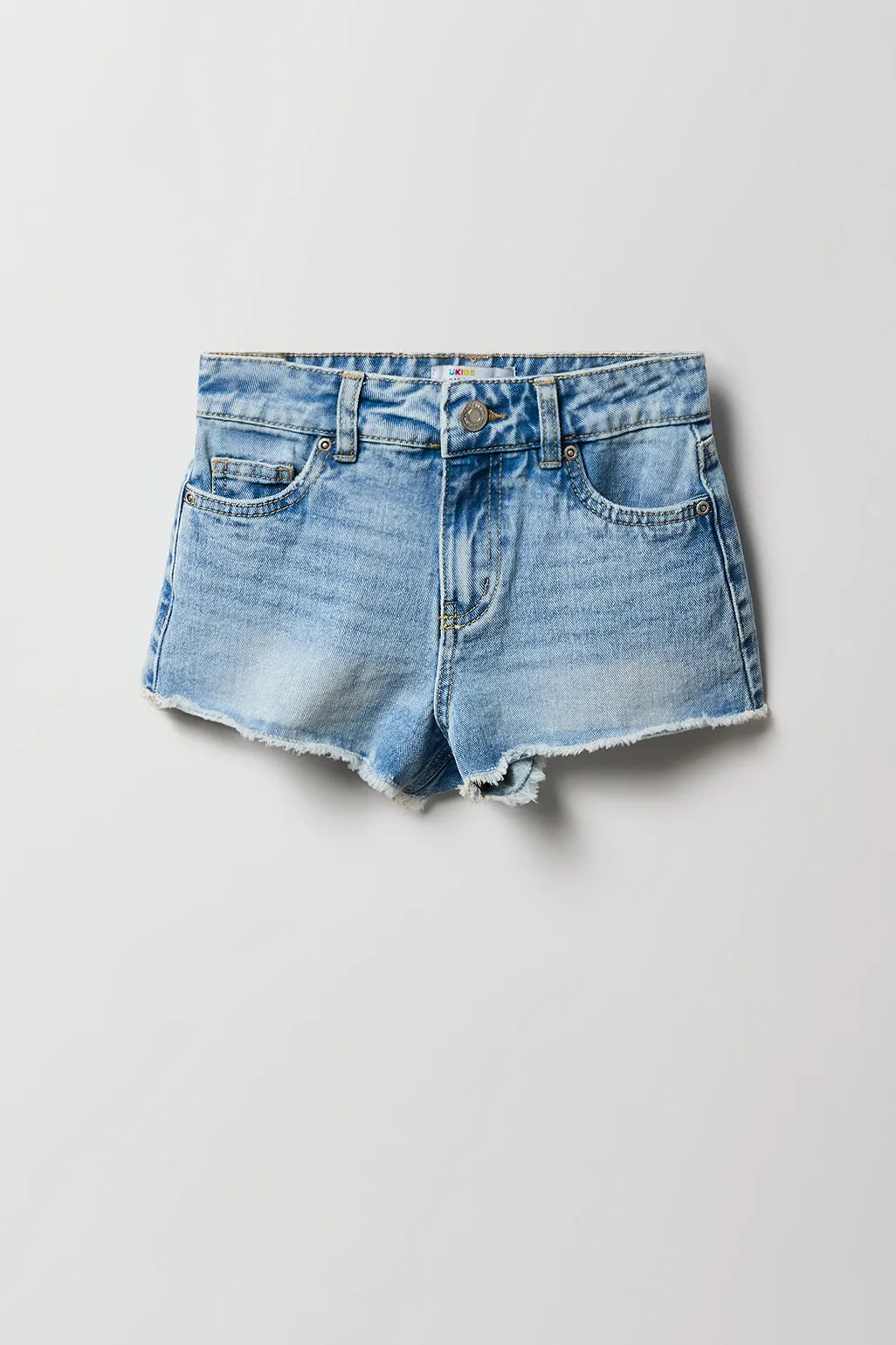Short de plage à taille haute avec motif brodé Boucle pour fille sold by Urban Planet product image thumbnail 2