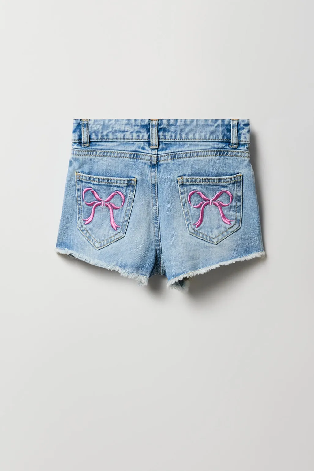 Short de plage à taille haute avec motif brodé Boucle pour fille sold by Urban Planet