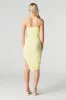 Mesh Ruched Slit Midi Dress sold by Urban Planet