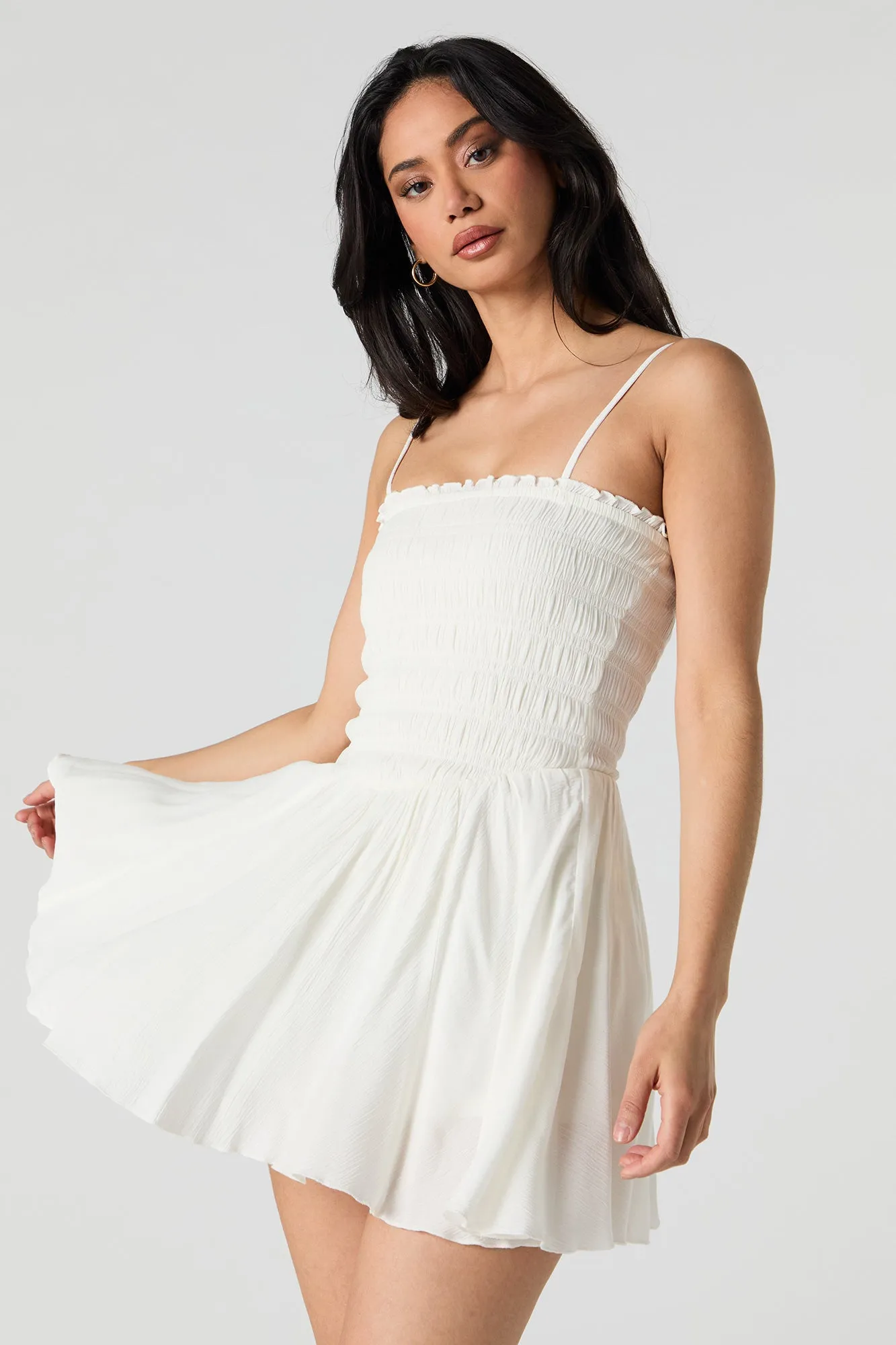 Smocked Mini Romper sold by Urban Planet product image thumbnail 4