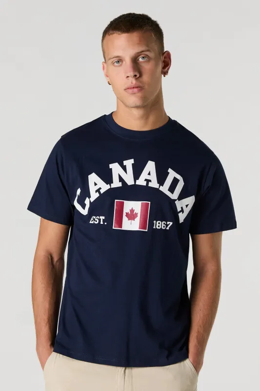 T-shirt à imprimé Canada Est 1867 sold by Urban Planet