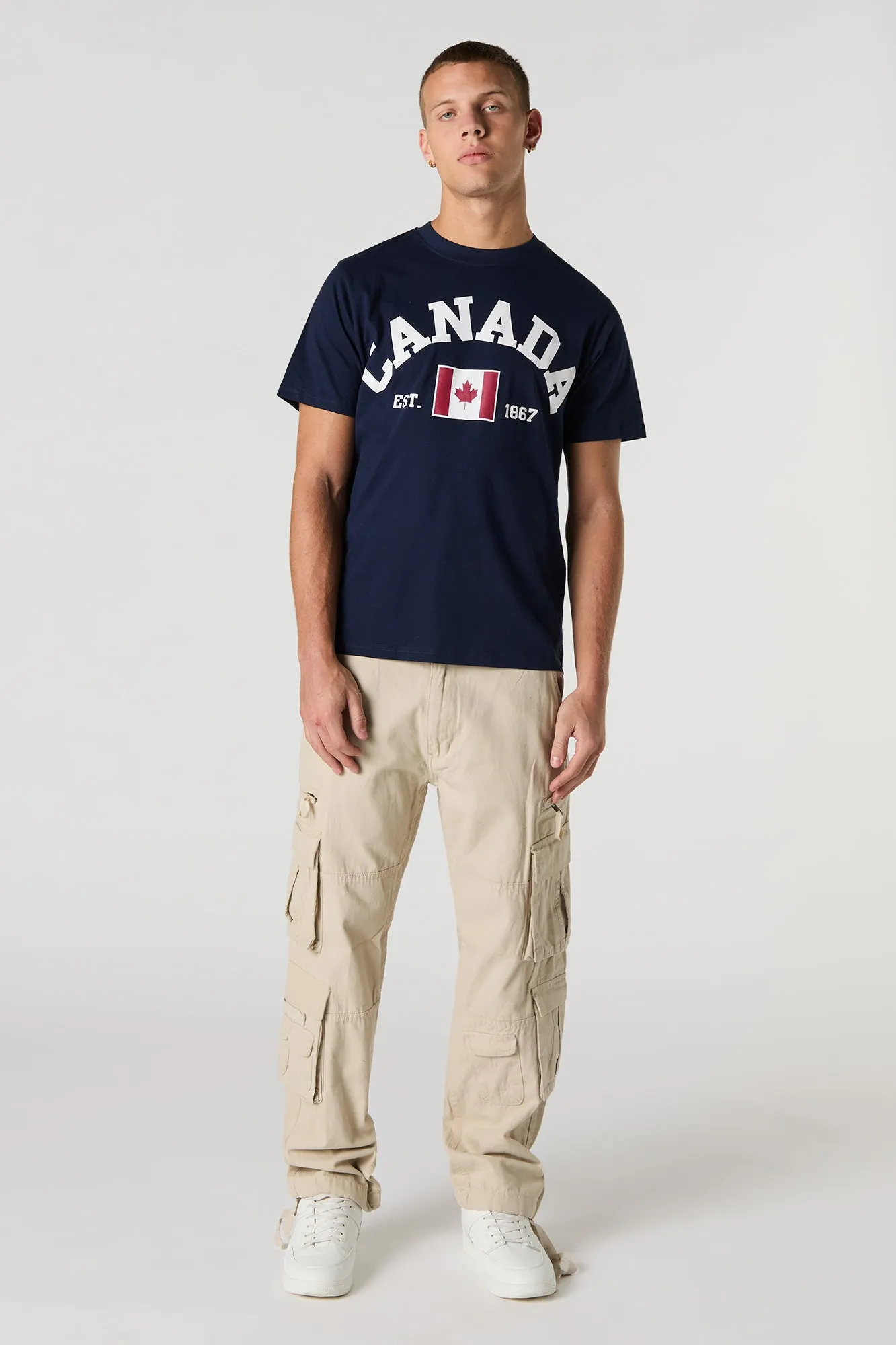 T-shirt à imprimé Canada Est 1867 sold by Urban Planet product image thumbnail 3