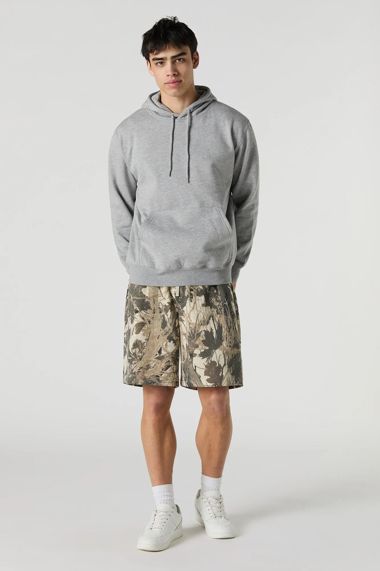 Classic Longline Fleece Short sold by Urban Planet product image thumbnail 4