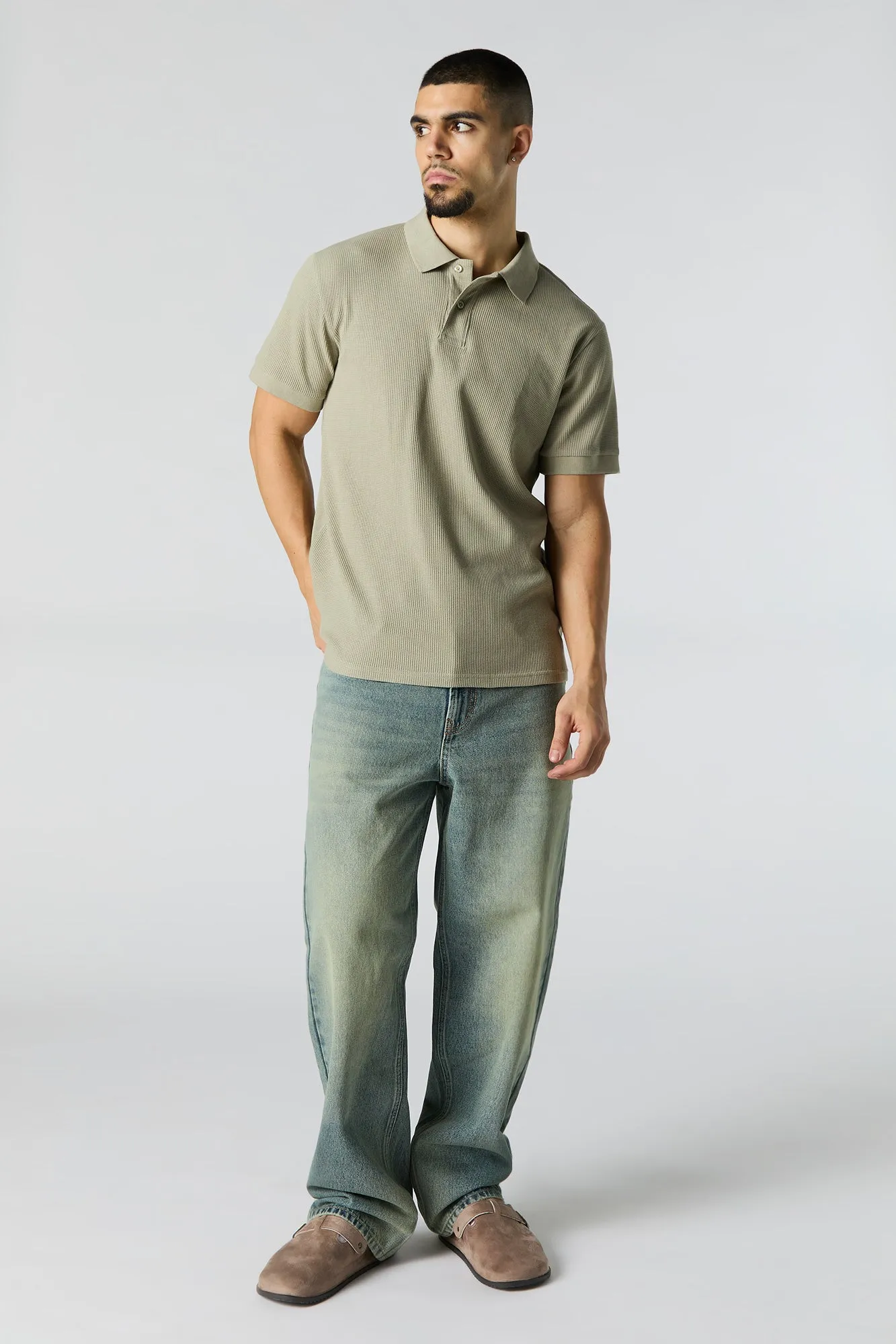Polo en tricot thermal sold by Urban Planet product image thumbnail 3