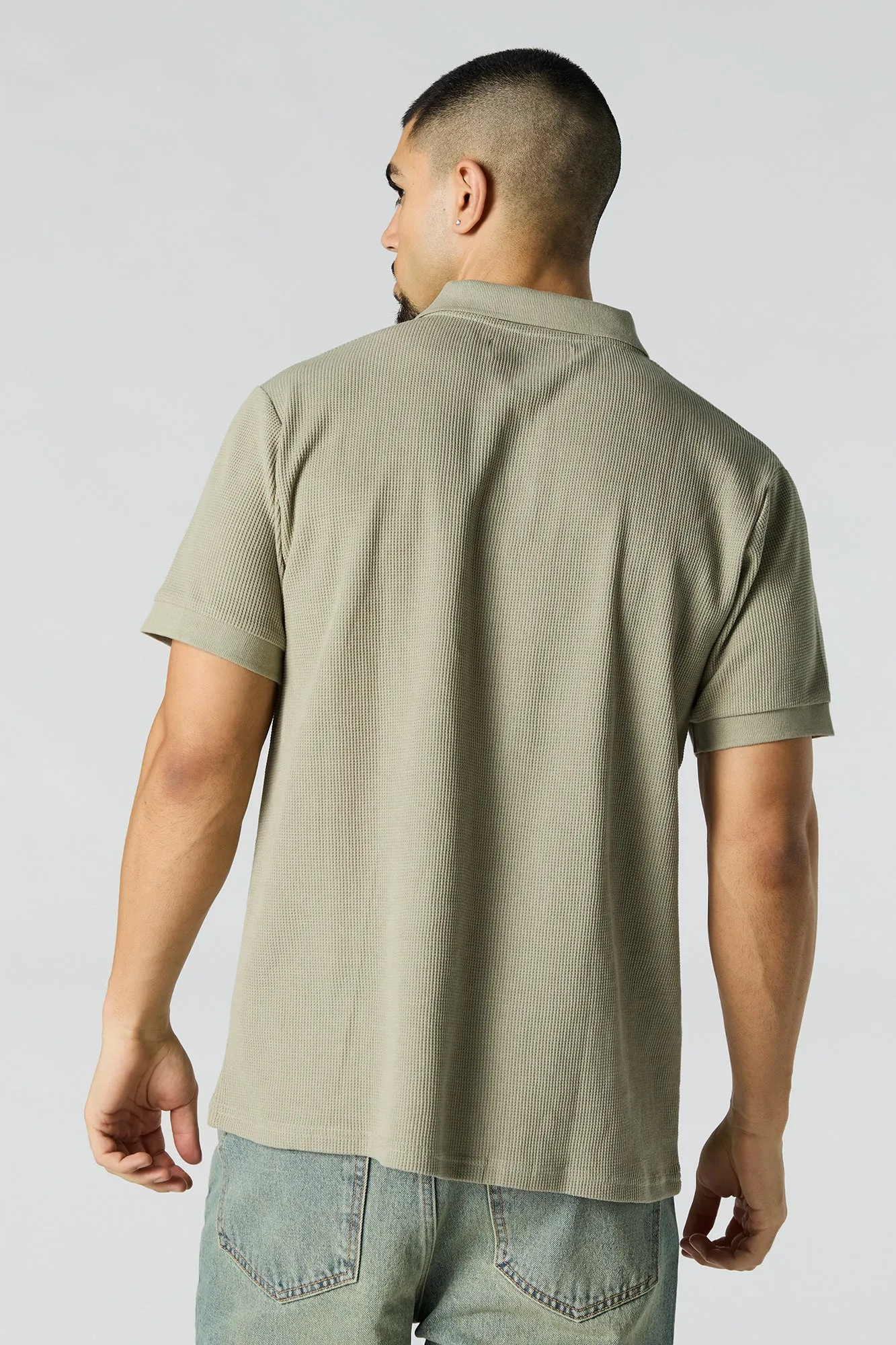 Polo en tricot thermal sold by Urban Planet product image thumbnail 2