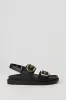 Sandales en similicuir avec boucles sold by Urban Planet