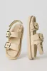 Sandales en similicuir avec boucles sold by Urban Planet