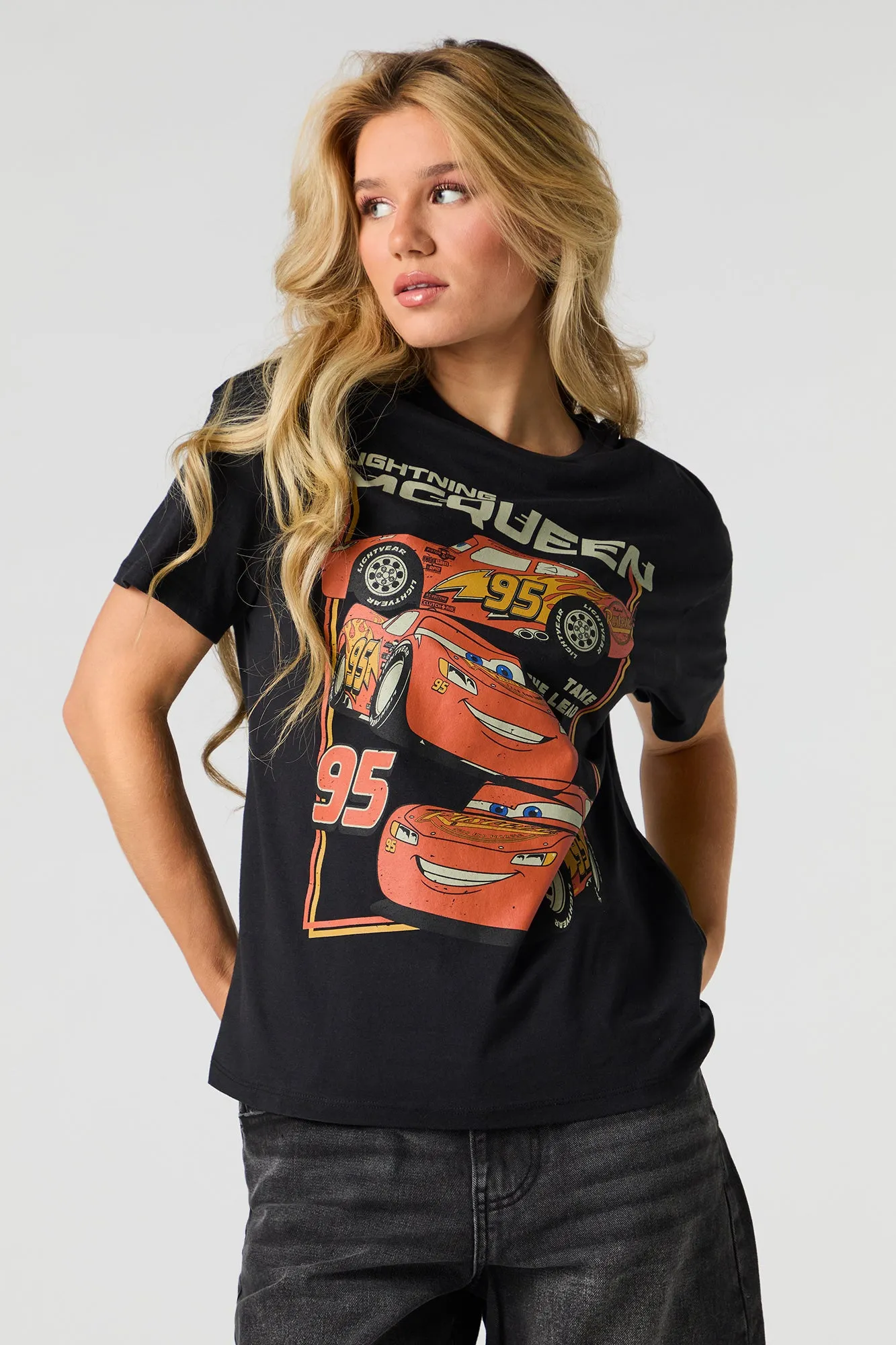 T-shirt à imprimé Lightning McQueen sold by Urban Planet product image thumbnail 2