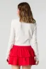 Jersey Ruffled Tiered Mini Skort sold by Urban Planet