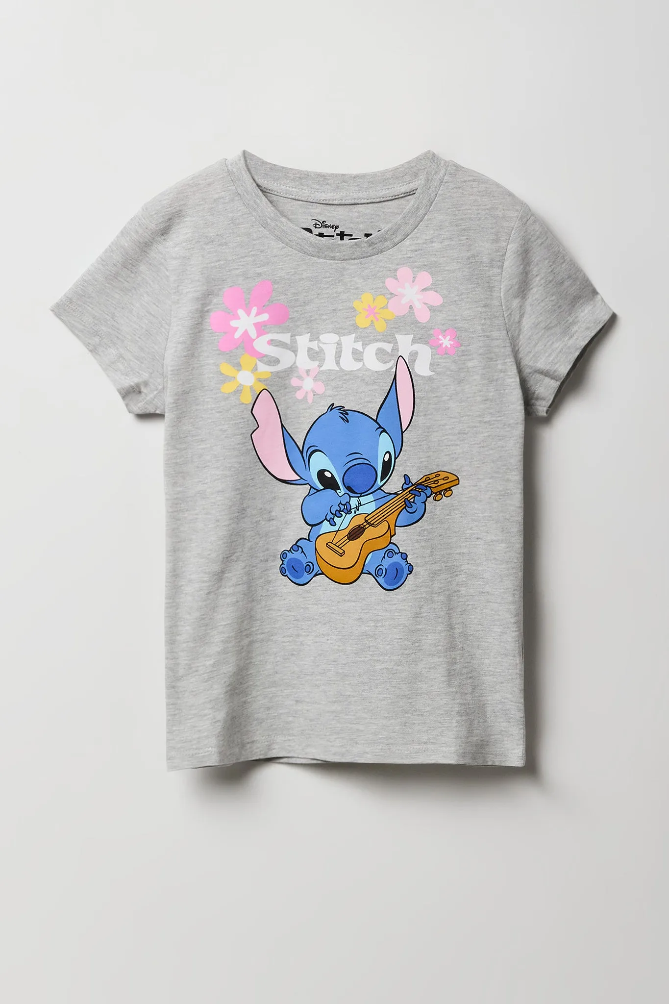T-shirt à imprimé Stitch Ukulele pour fille sold by Urban Planet