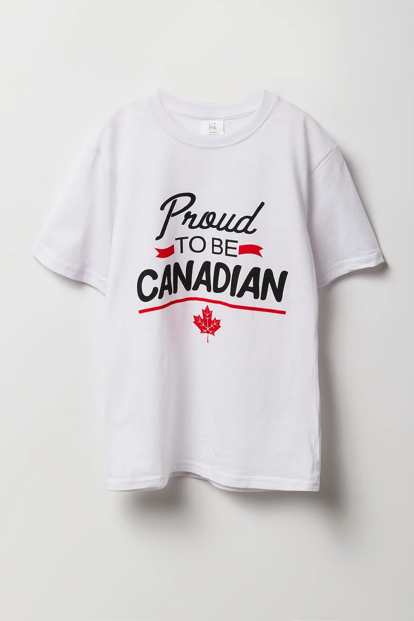 Boys Proud to be Canadian Graphic T-Shirt sold by Urban Planet