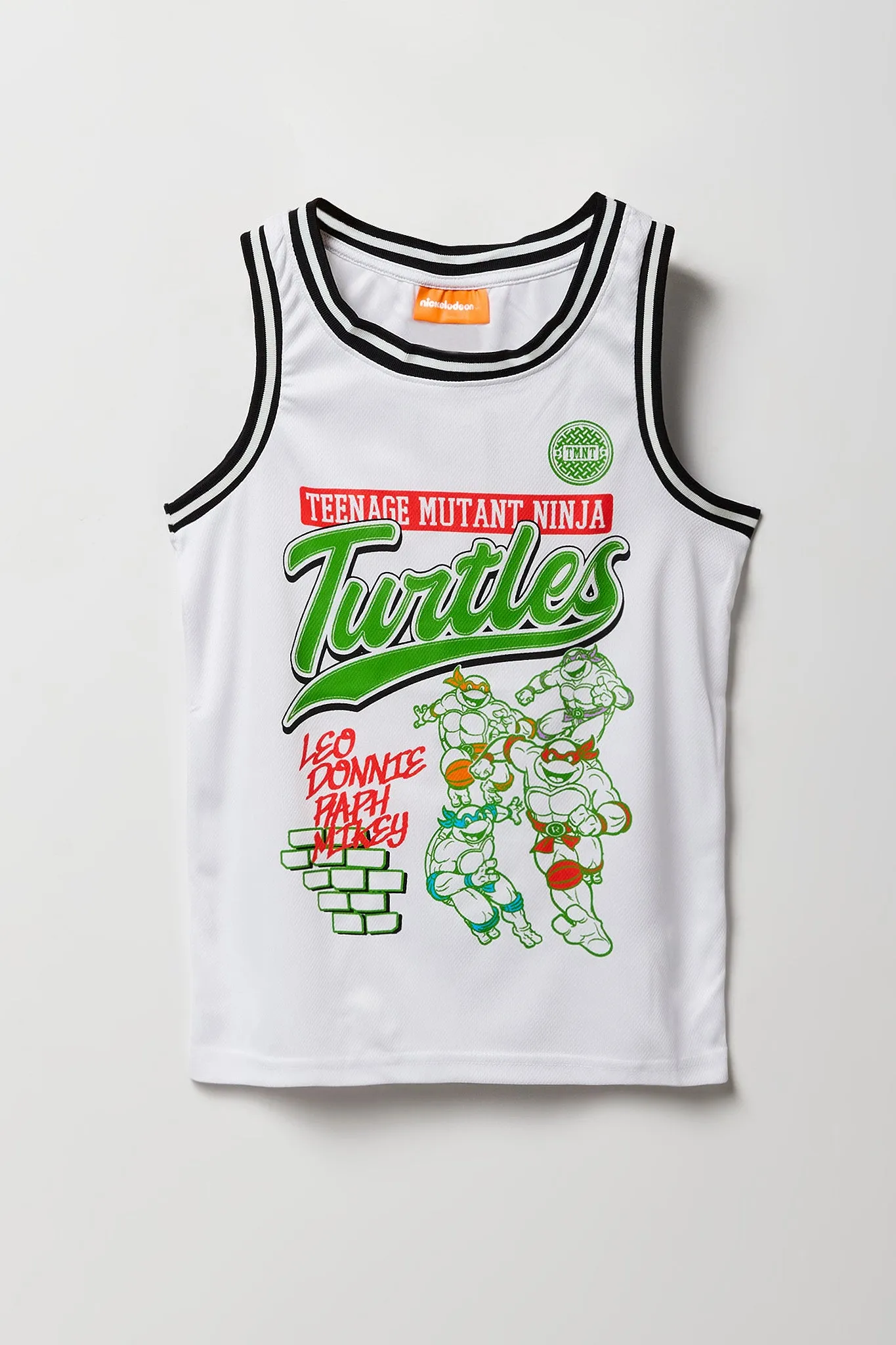 Boys Ninja Turtles Graphic Mesh Jersey sold by Urban Planet