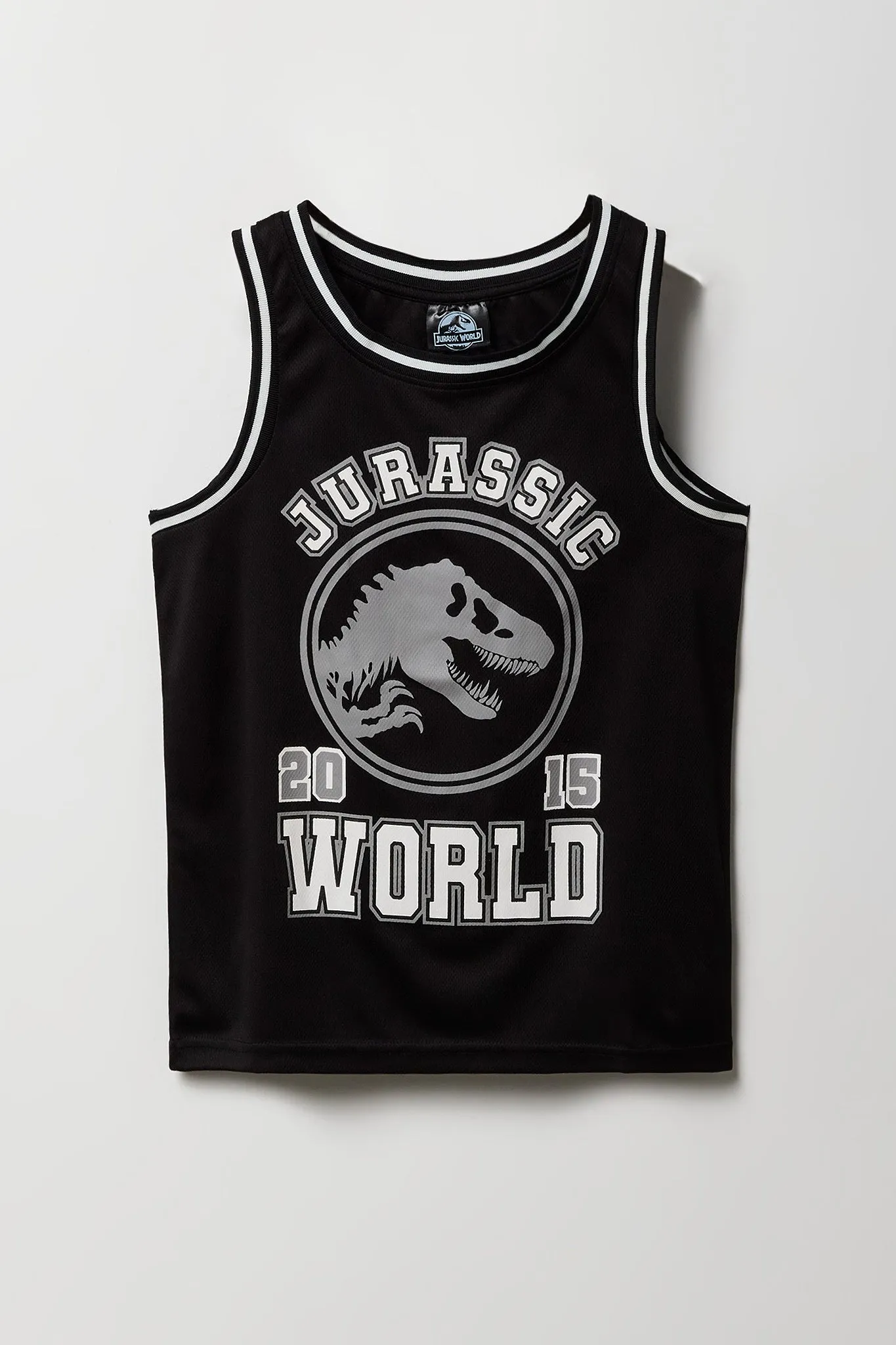 Boys Jurassic World Graphic Mesh Jersey sold by Urban Planet