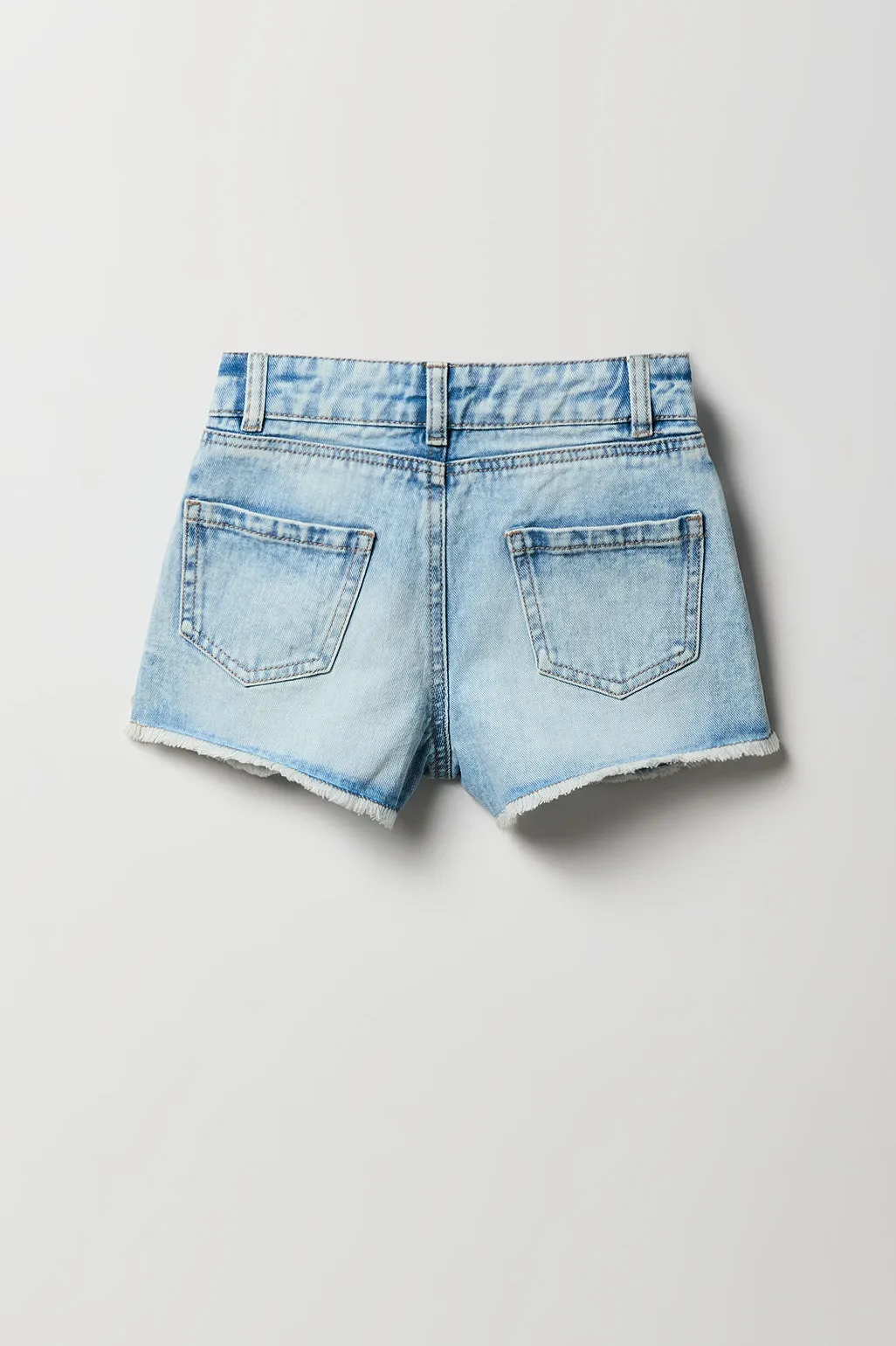 Girls Vintage Wash High Rise Beach Short sold by Urban Planet product image thumbnail 2
