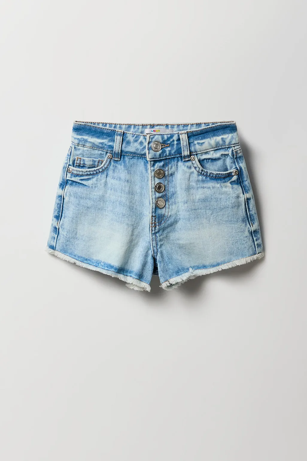 Girls Vintage Wash High Rise Beach Short sold by Urban Planet