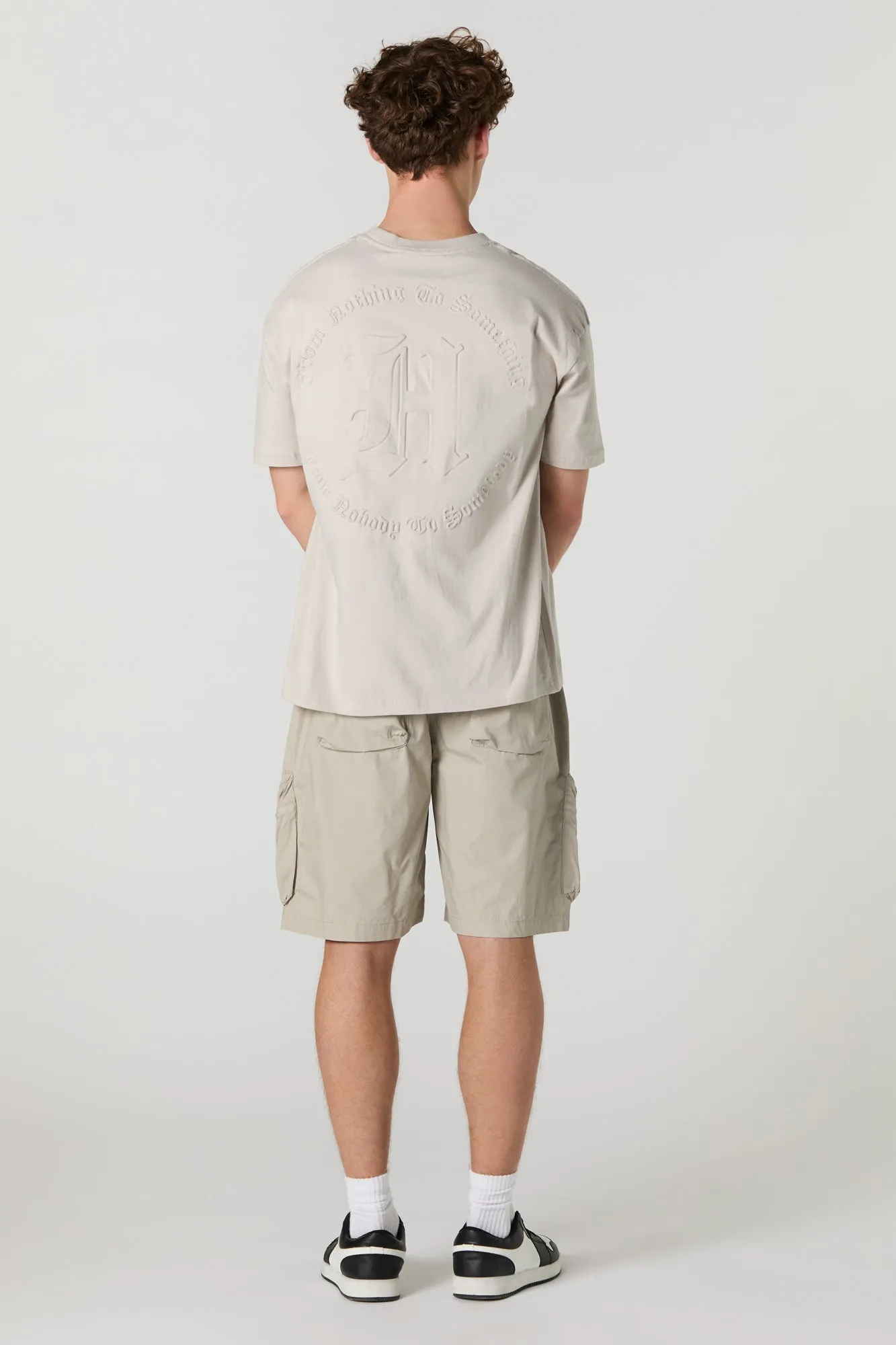 Short cargo en popeline avec fermeture à glissière sold by Urban Planet product image thumbnail 3