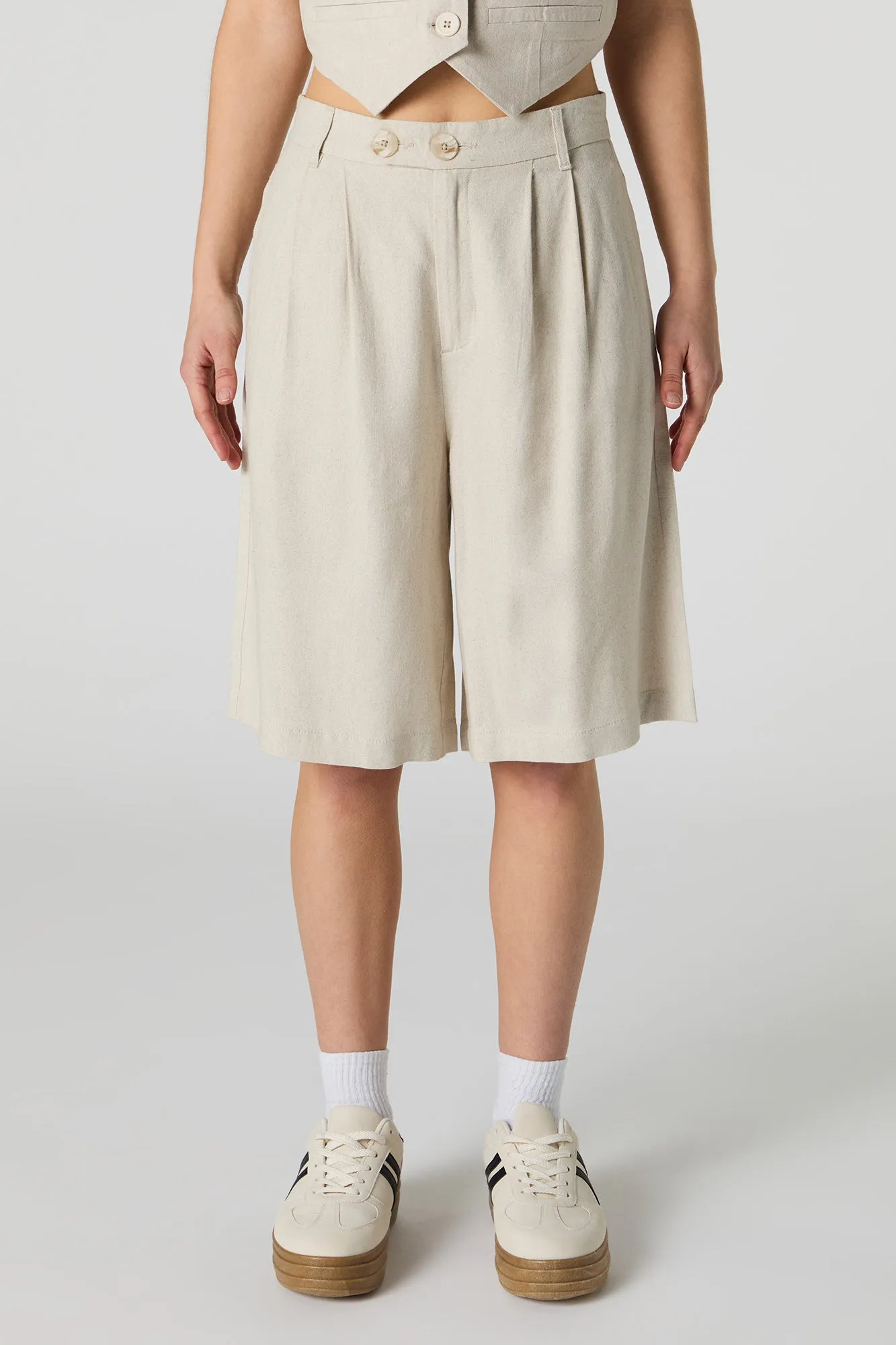Linen Bermuda Dress Short sold by Urban Planet product image thumbnail 5