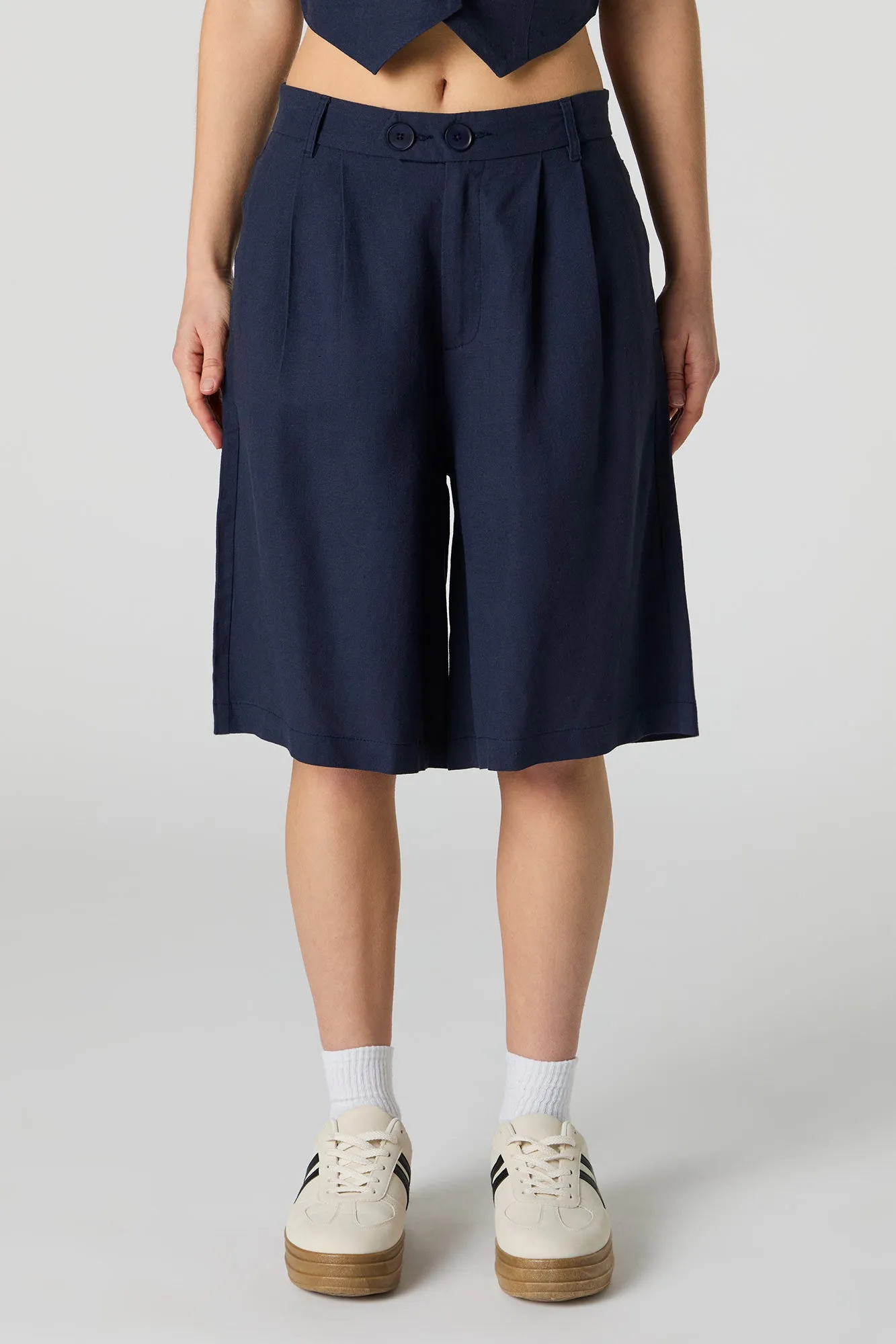 Linen Bermuda Dress Short sold by Urban Planet product image thumbnail 2