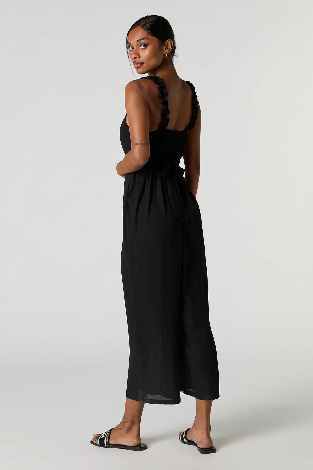 Justaucorps à bretelles volantées avec attache au dos sold by Urban Planet product image thumbnail 3